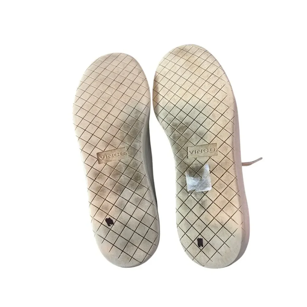 Vince white leather